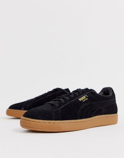 black trainer style shoes