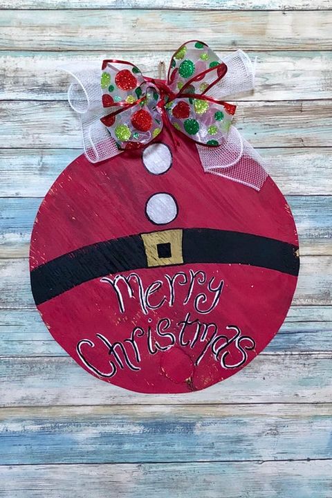 22 Christmas Door Decorations 2019  How to Decorate Your Door for