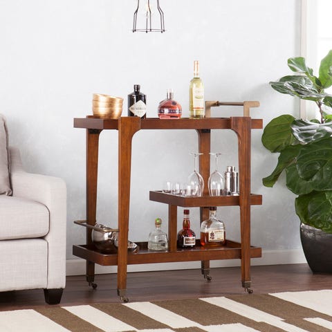 pix Wood Bar Cart Ideas 15 stylish bar carts every hostess