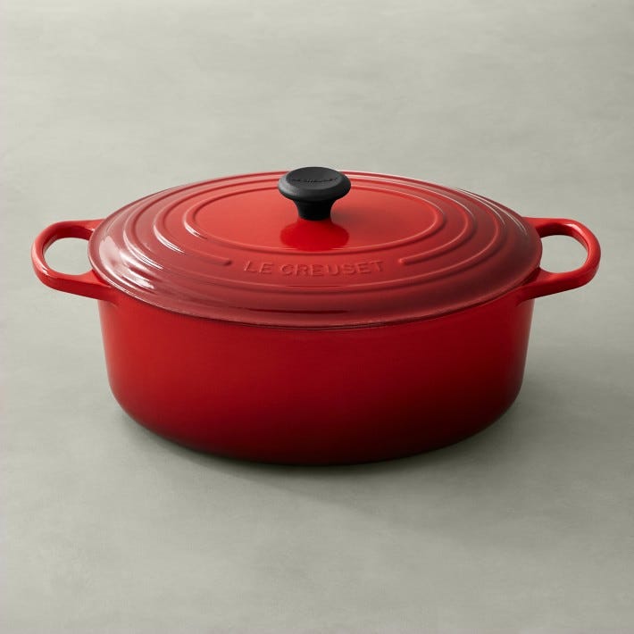 Le Creuset Signature Cast-Iron Oval Dutch Oven