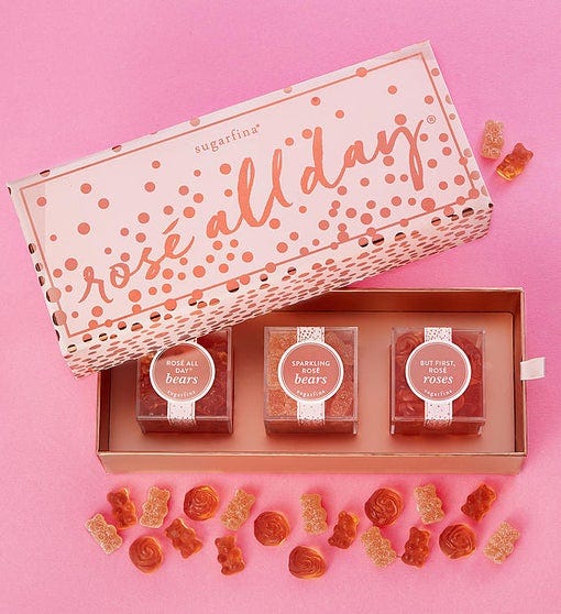 Sugarfina Rose All Day! Candy Bento Box 3pc