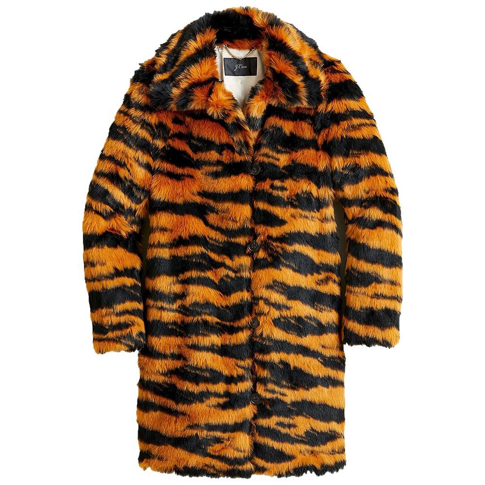 Tiger Faux-Fur Coat