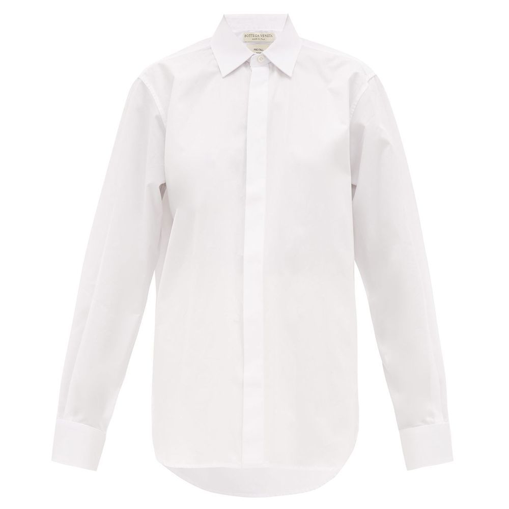 Oversized Cotton-Poplin Shirt