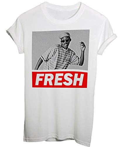T-Shirt Willy Il Principe di Bel Air Fresh Prince– Serie 90’S - Uomo-S-Bianca