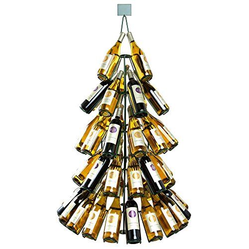 53" Tall Wine Bottle Christmas Tree Rack