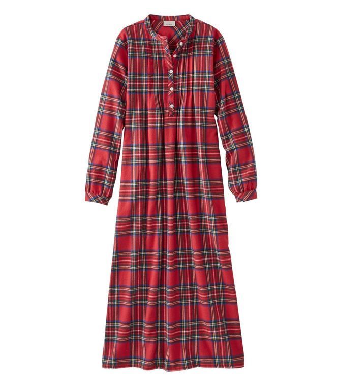 Scotch Plaid Flannel Nightgown