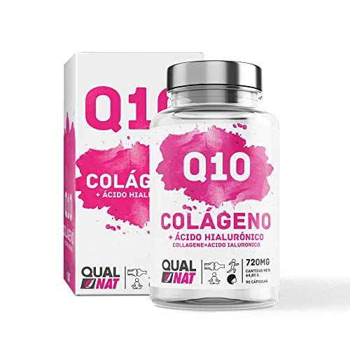 Collagene con acido ialuronico e coenzima Q10 in capsule