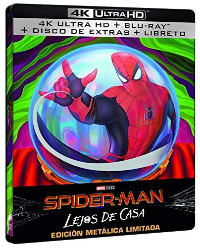 SPIDER-MAN: LEJOS DE CASA (4K + BD + BD EXTRAS + GALLERY BOOK) (ED ESPECIAL METAL) [Blu-ray]