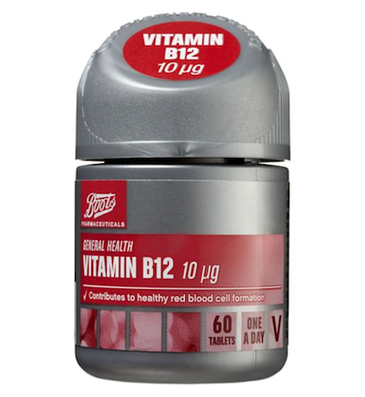 Boots Vitamin B12 - 60 tablets