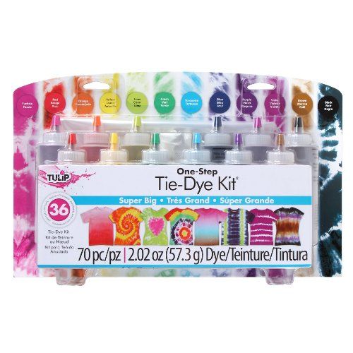 One-step Tie-Dye Kit: Super Big 12 Colors