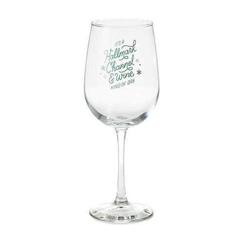 Hallmark Channel & Wine Glass