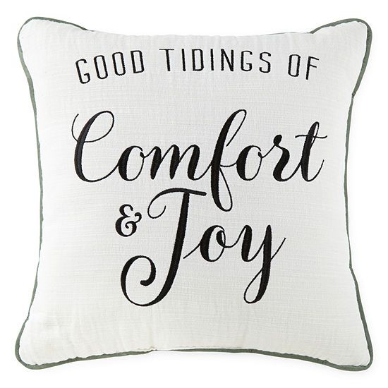 Comfort & Joy Throw Pillow