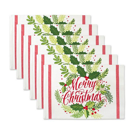Merry Christmas Print Placemats