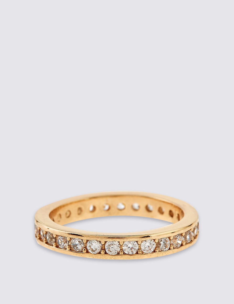 Gold Plated Shimmer Band Ring