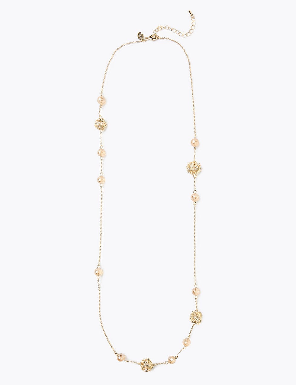 Gold Plated Bead Necklace