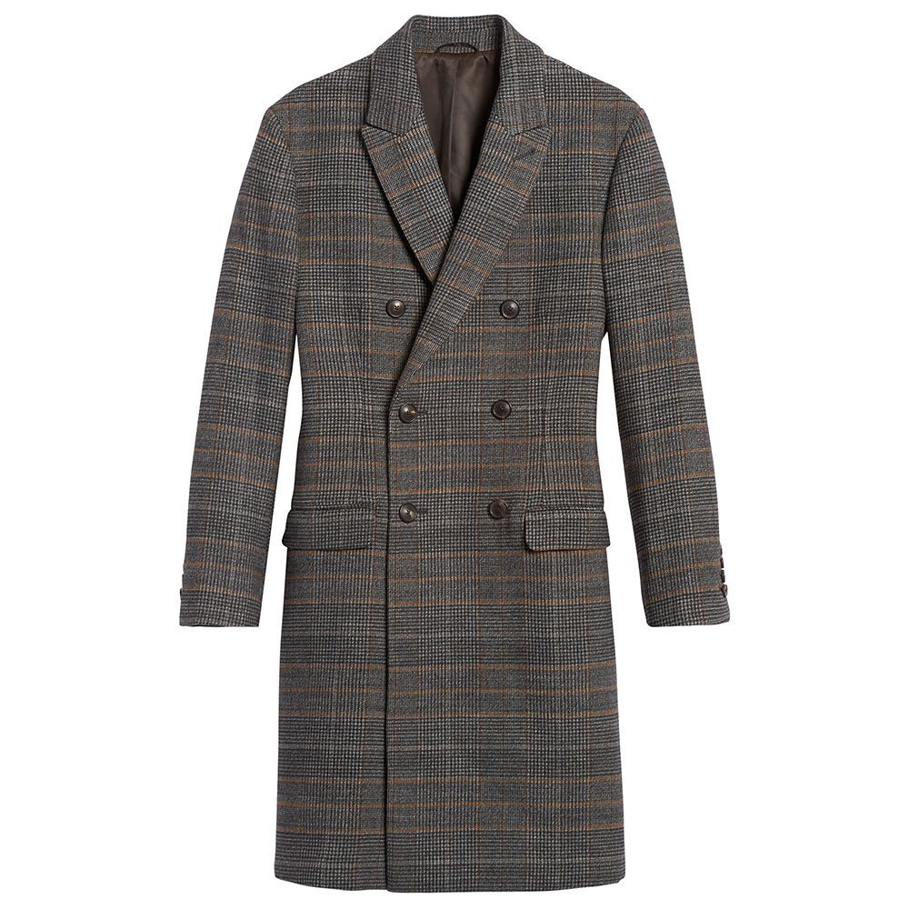 Heritage Plaid Double-Breasted Coat