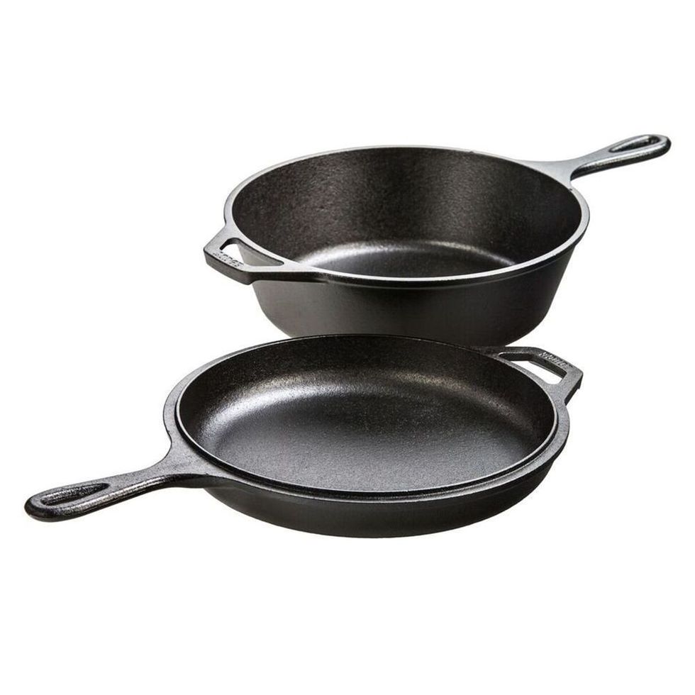 Lodge Cast Iron 12 Grill Pan with Dual Handle, Color: Black - JCPenney