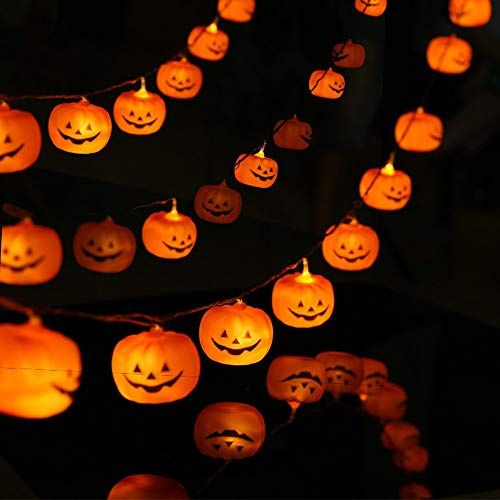 LED Pumpkin String Lights