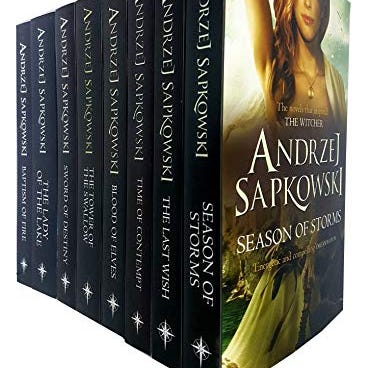 Andrzej Sapkowski Witcher Series 8 Books Collection Set