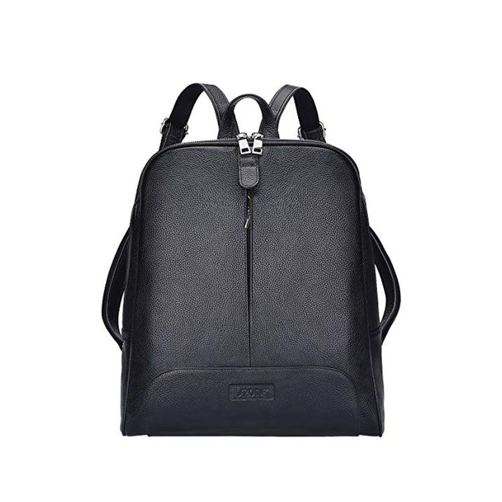 S-ZONE Genuine Leather Backpack