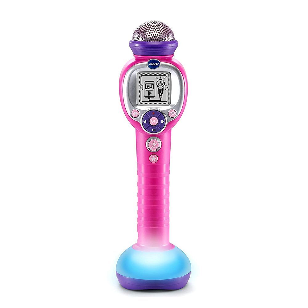 vtech kidi super star karaoke system with mic stand amazon exclusive