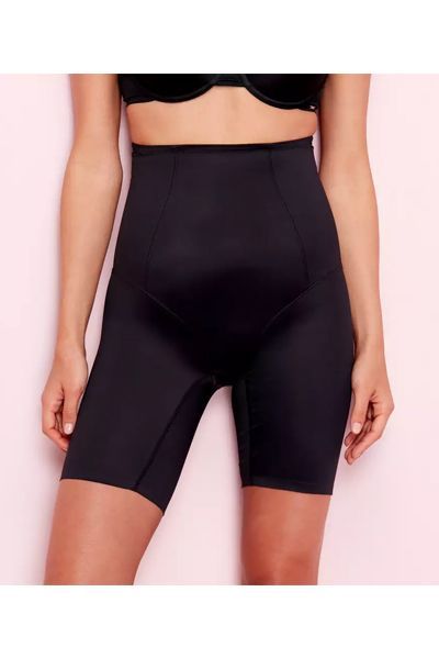 Black Firm Control High Waisted Thigh Slimmers