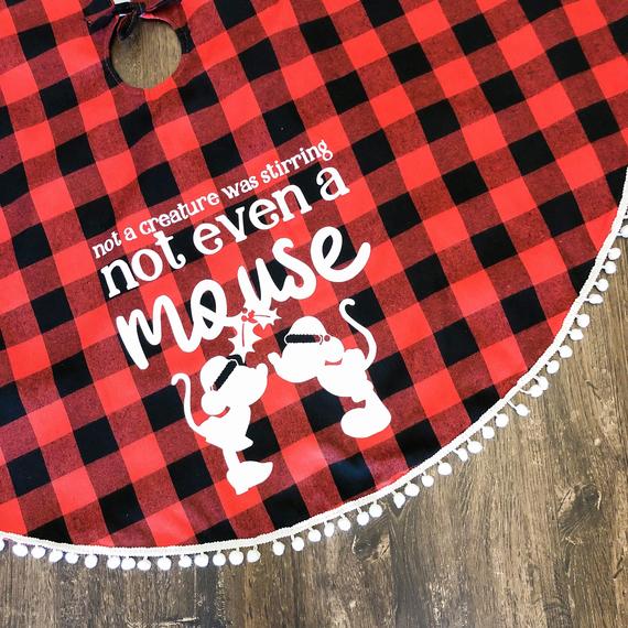 "Not Even a Mouse" Christmas Tree Skirt