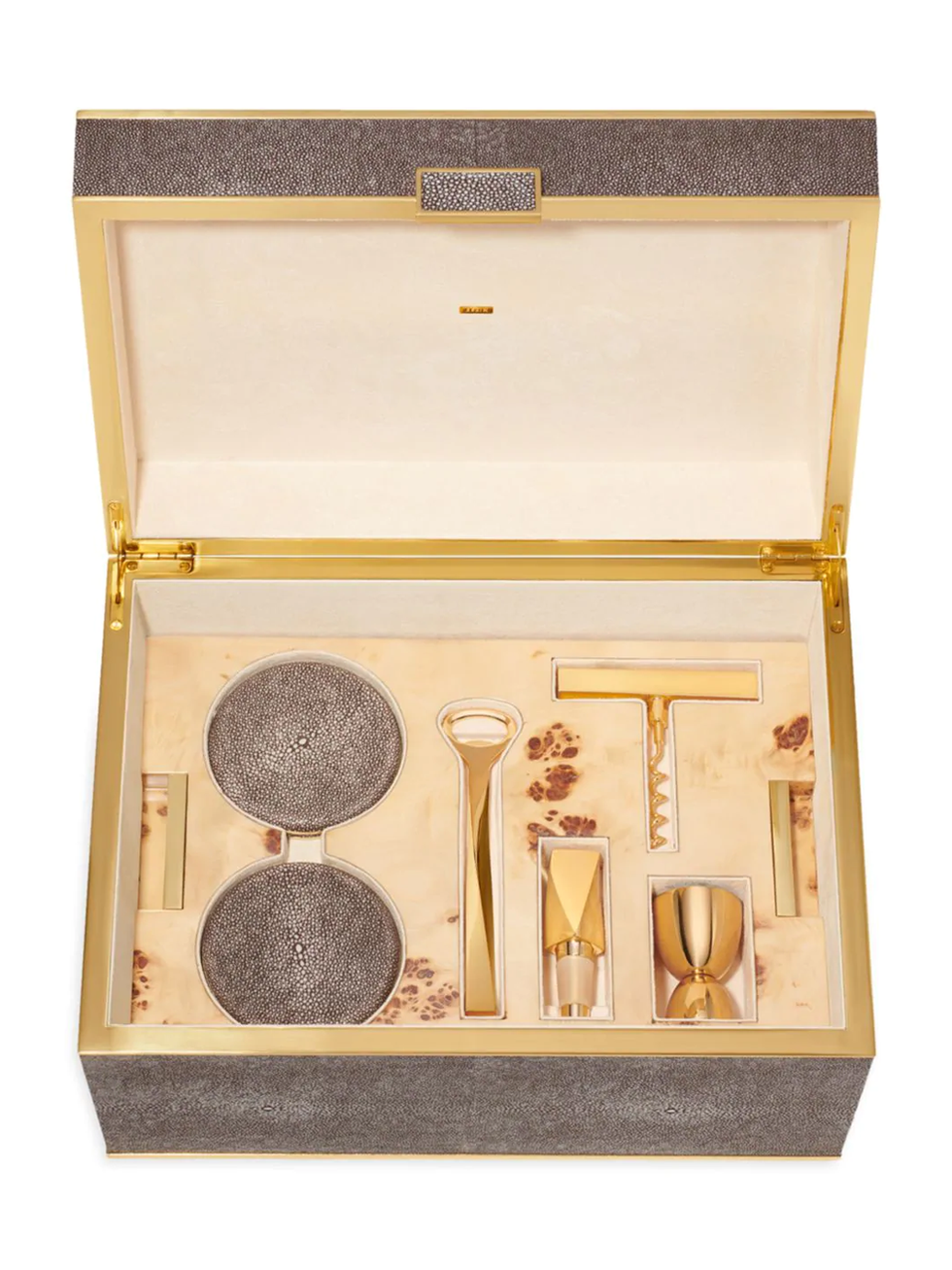 Shagreen Bar Set
