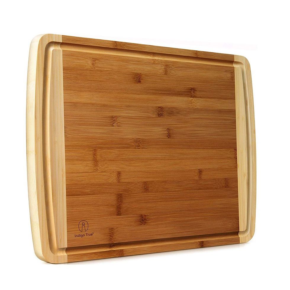 Wood Cutting Board Gift for Her, Round Corner Charcuterie Board for  Countertop or Sink, Rounded Bamboo Cutting Board 