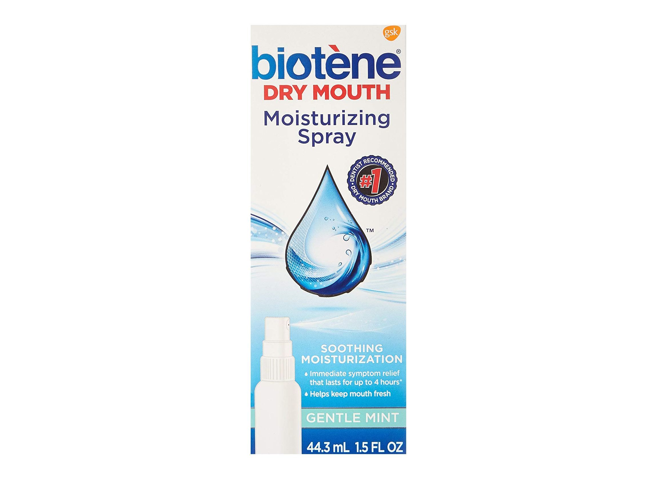 Biotène Gentle Mint Moisturizing Mouth Spray (Pack of 2)