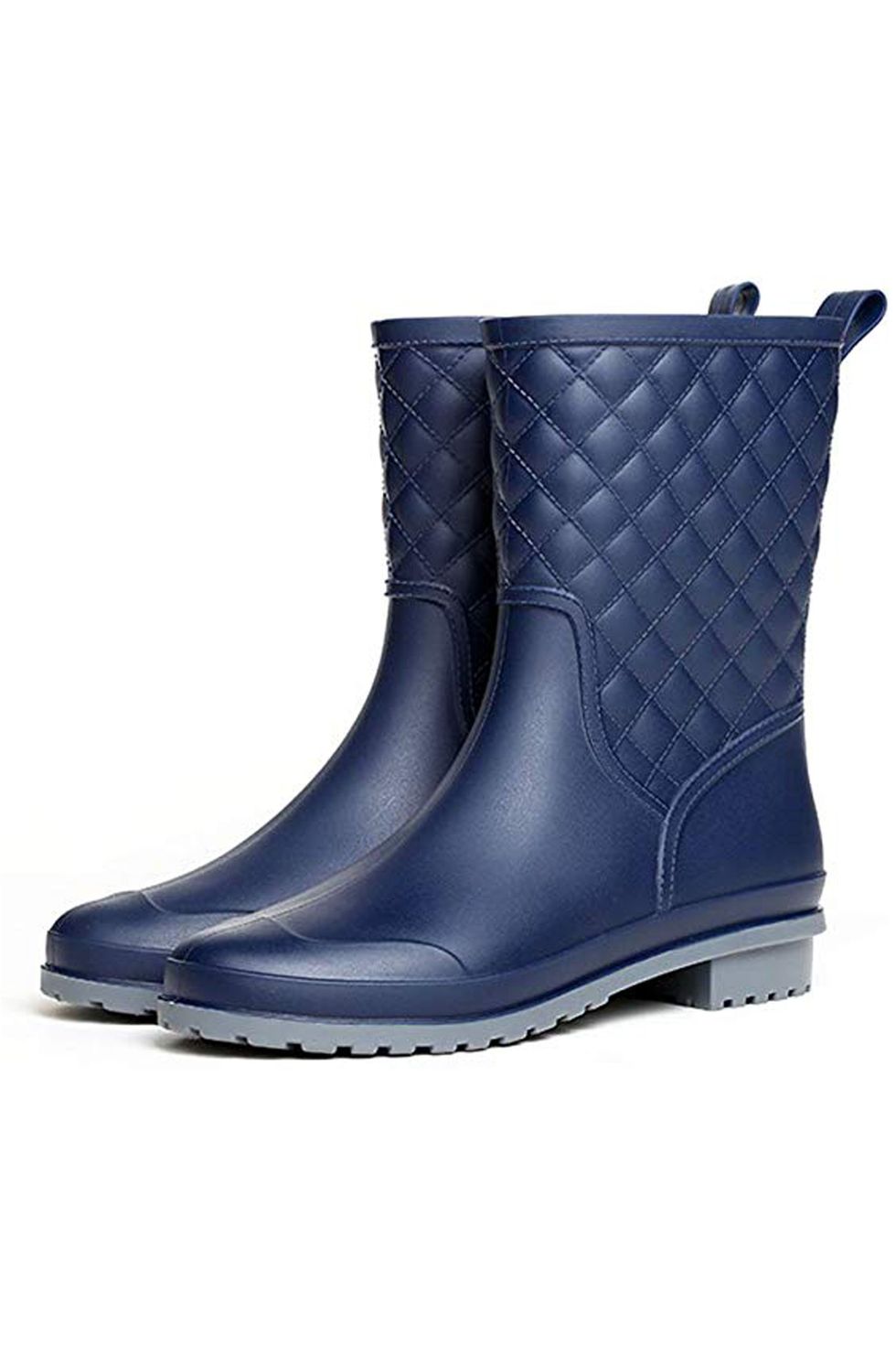 Block-Heel Rain Boots
