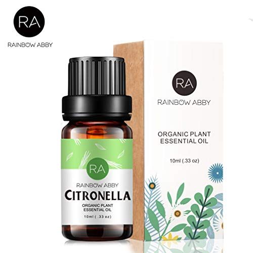 Citronella Essential Oil 10ml (0.33oz) - 100% Pure Therapeutic Grade for Aromatherapy Diffuser, Massage, Skin Care