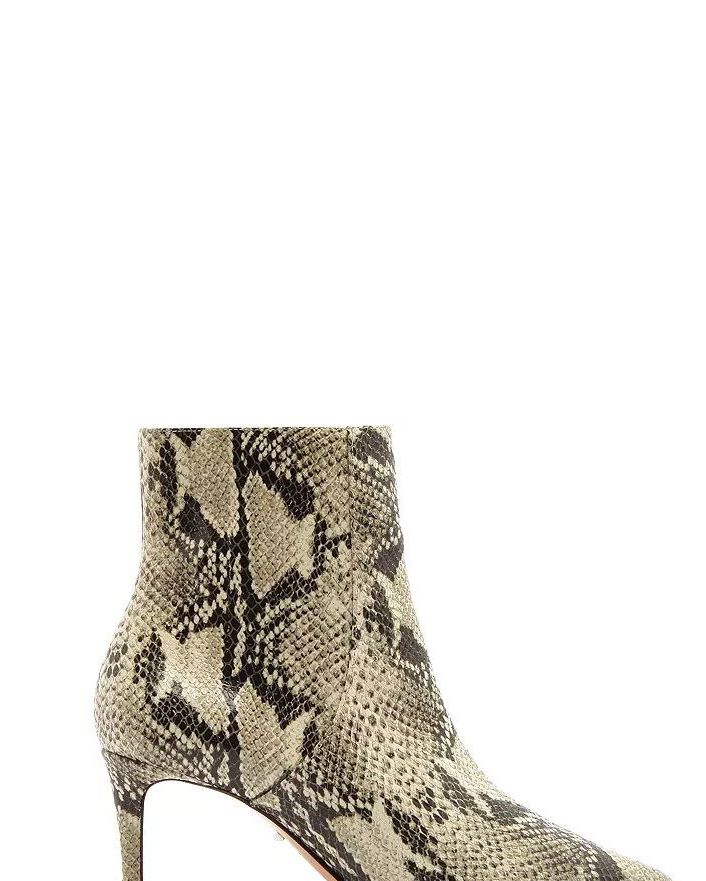 Snake-Embossed Boots