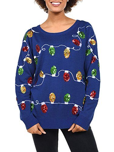 QUALFORT Women's Ugly Christmas Sweater
