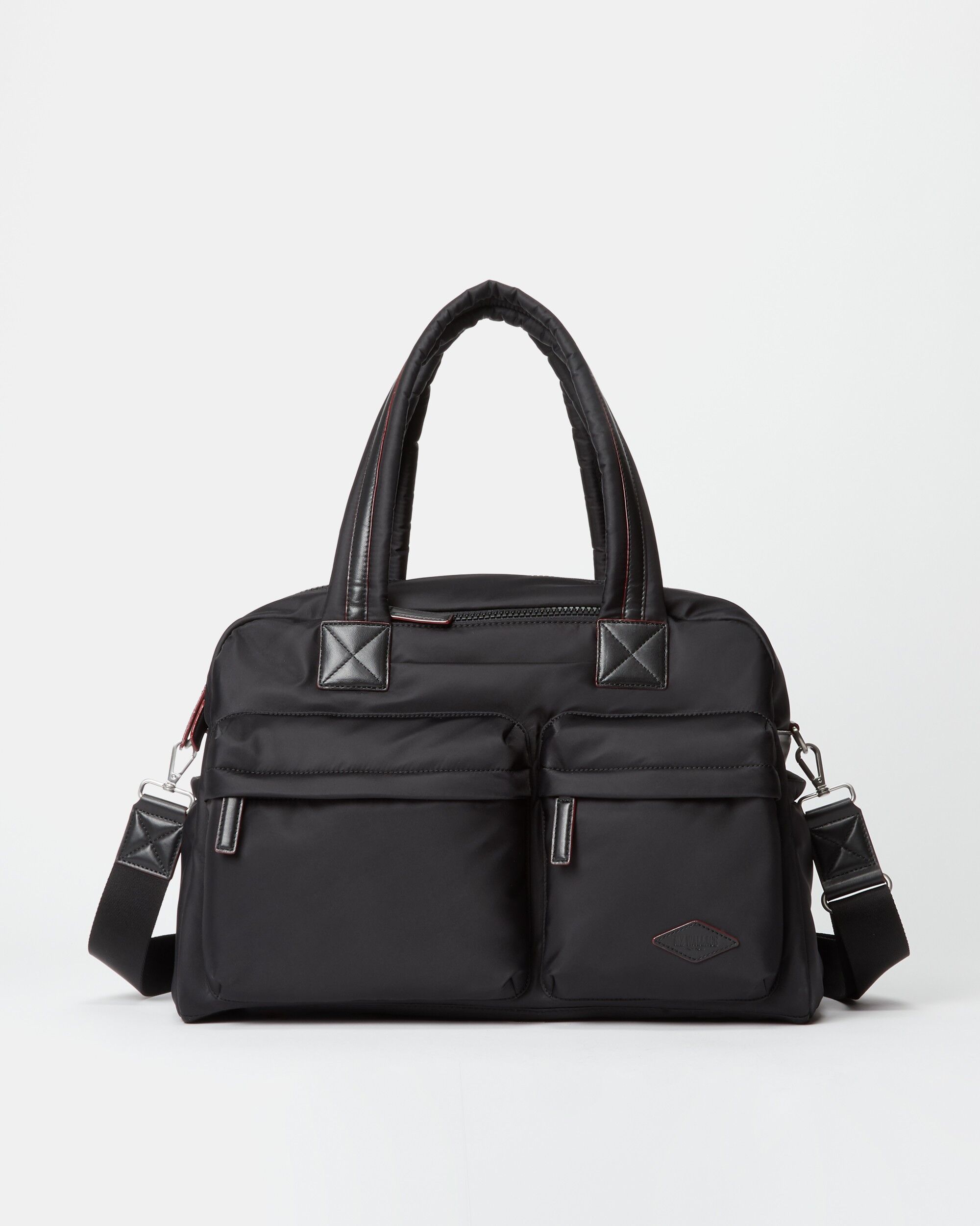MZ WALLACE ブラック マザーズバッグ Medium Sutton Deluxe Shoulder Bag in Black Nylon | MZ Wallace