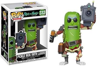 Pickle Rick con Láser Figura Funko Pop!  Vinilo