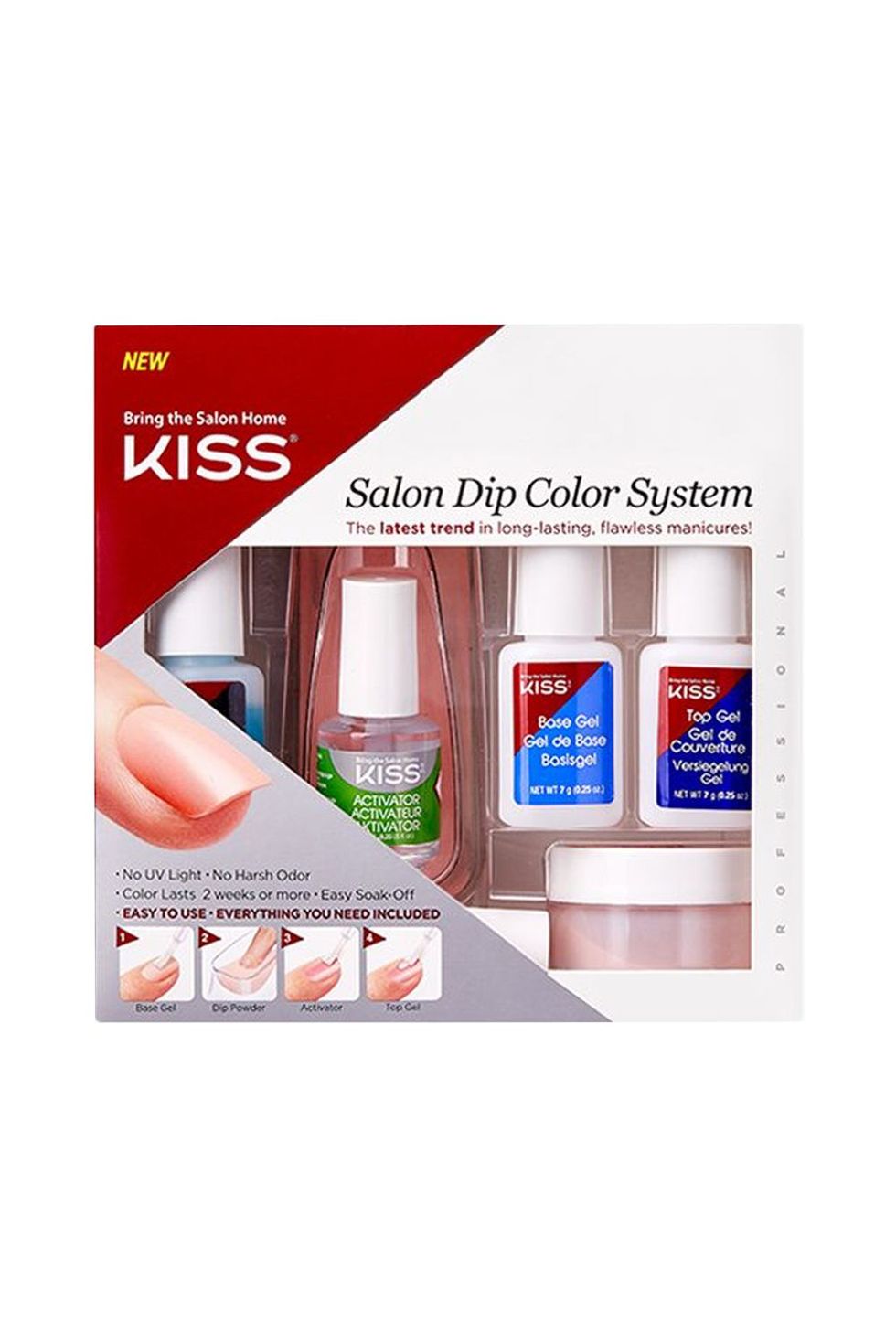 Kiss Salon Dip Color System Kit