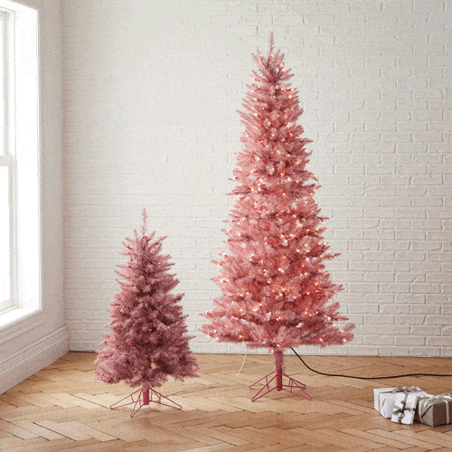 Search Volume for Pink Christmas Trees Is Up 125% This Year