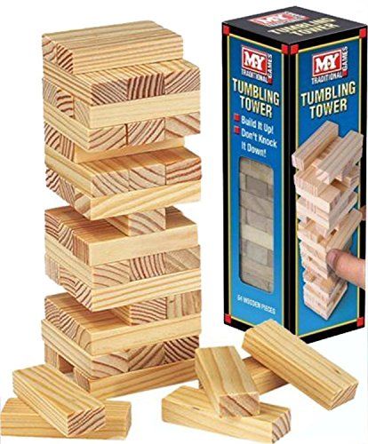  Tumbling Tower 48 Wooden Pieces