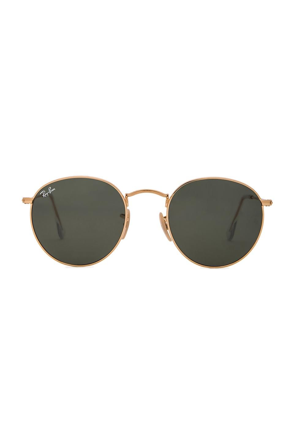 Ray-Ban Round Metal in Green Classic