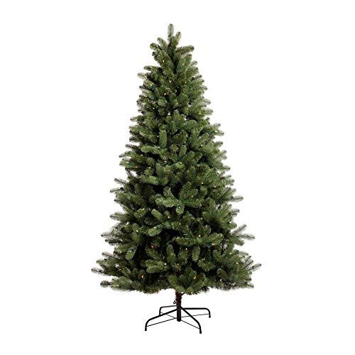 6.5-Foot Pre-Lit Hudson Spruce  Christmas Tree 
