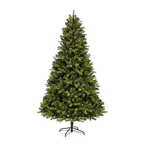7-Foot Pre-Lit Faux Durand Christmas Tree 