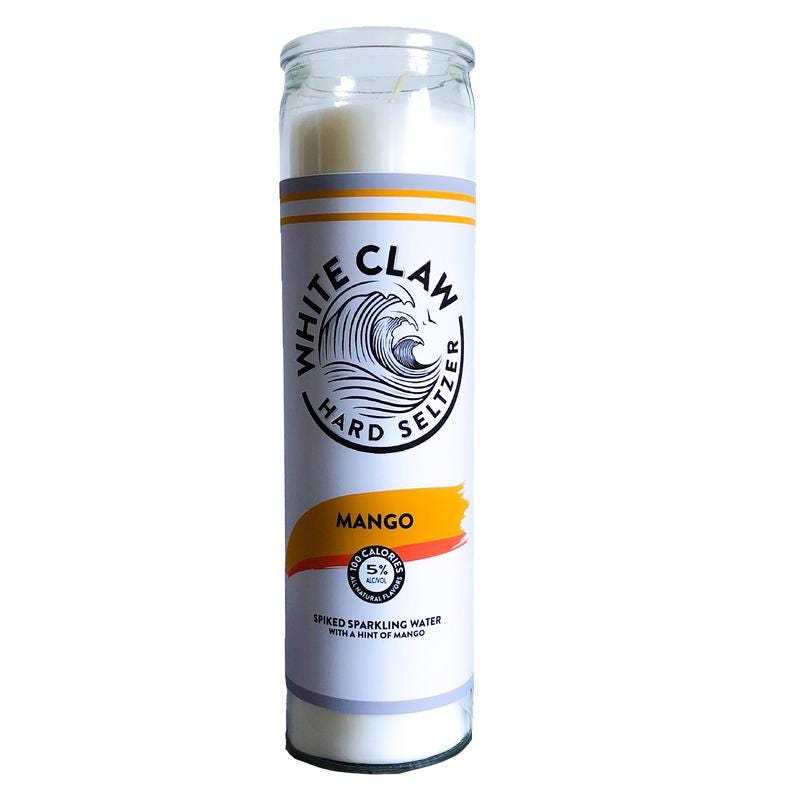 White Claw Prayer Candles