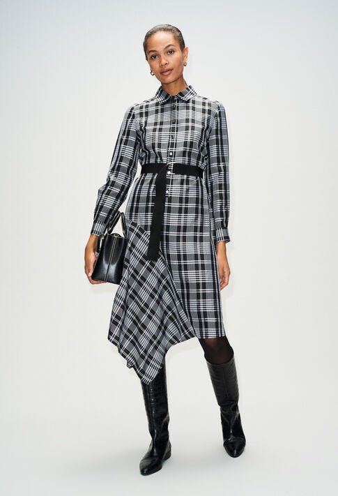 Long asymmetric dress