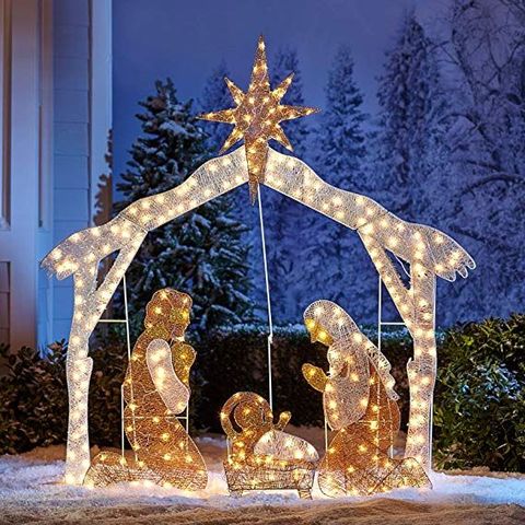 Home Accents Holiday 5.5 Ft Led Nativity Scene : Home Accents Holiday 6 ...