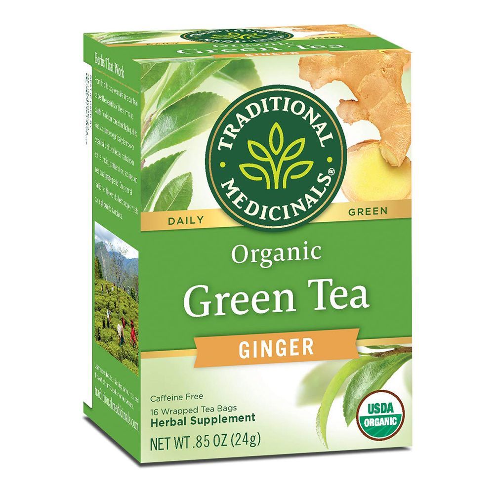 Traditional Medicinals Organic Green Tea Ginger (6-Pack)