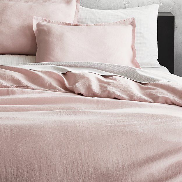 Linen Pink Bedding