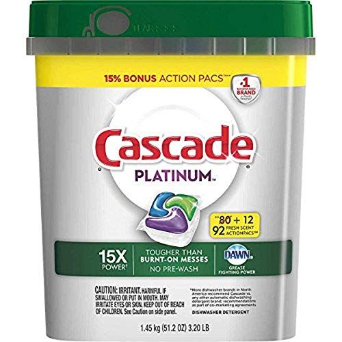 GHI's Top Pick: Cascade Platinum Dishwasher Detergent