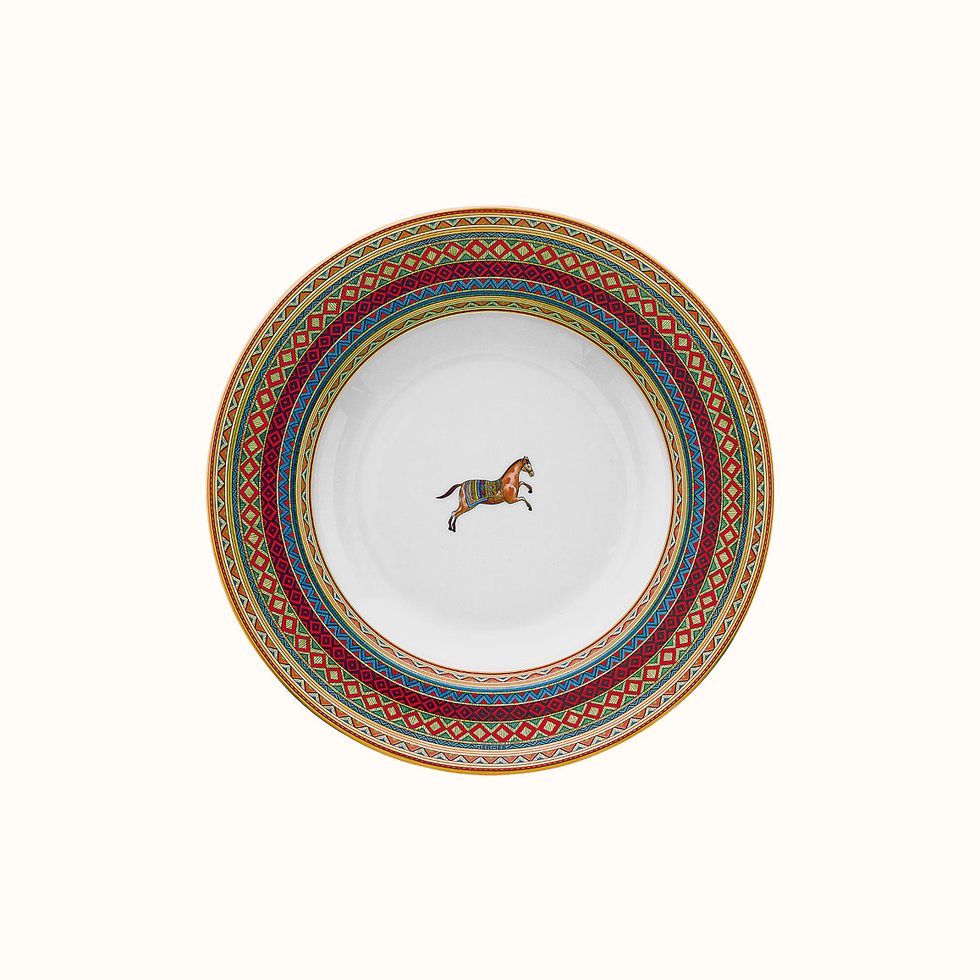 Cheval d’Orient soup plate