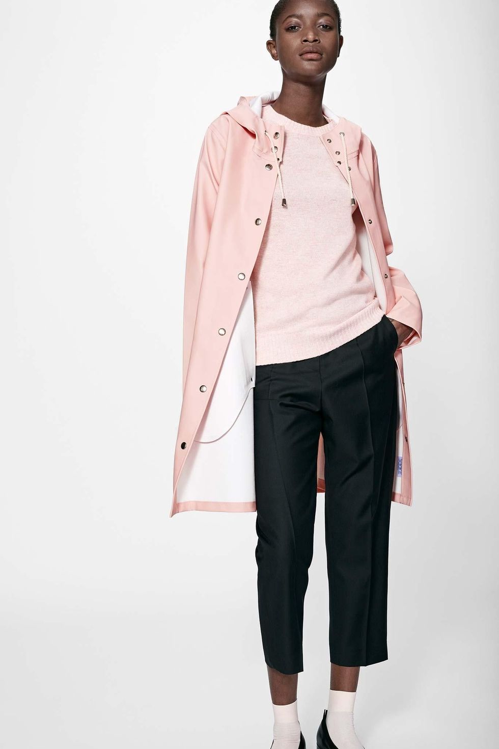 Pale Pink Raincoat, £180